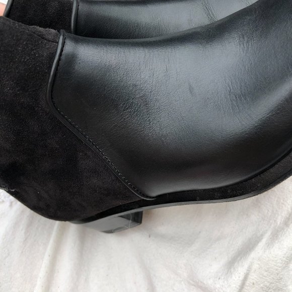 Rag & Bone Aston Boot Asphalt Leather Suede Ankle Bootie 7.5 37.5 - Picture 6 of 6
